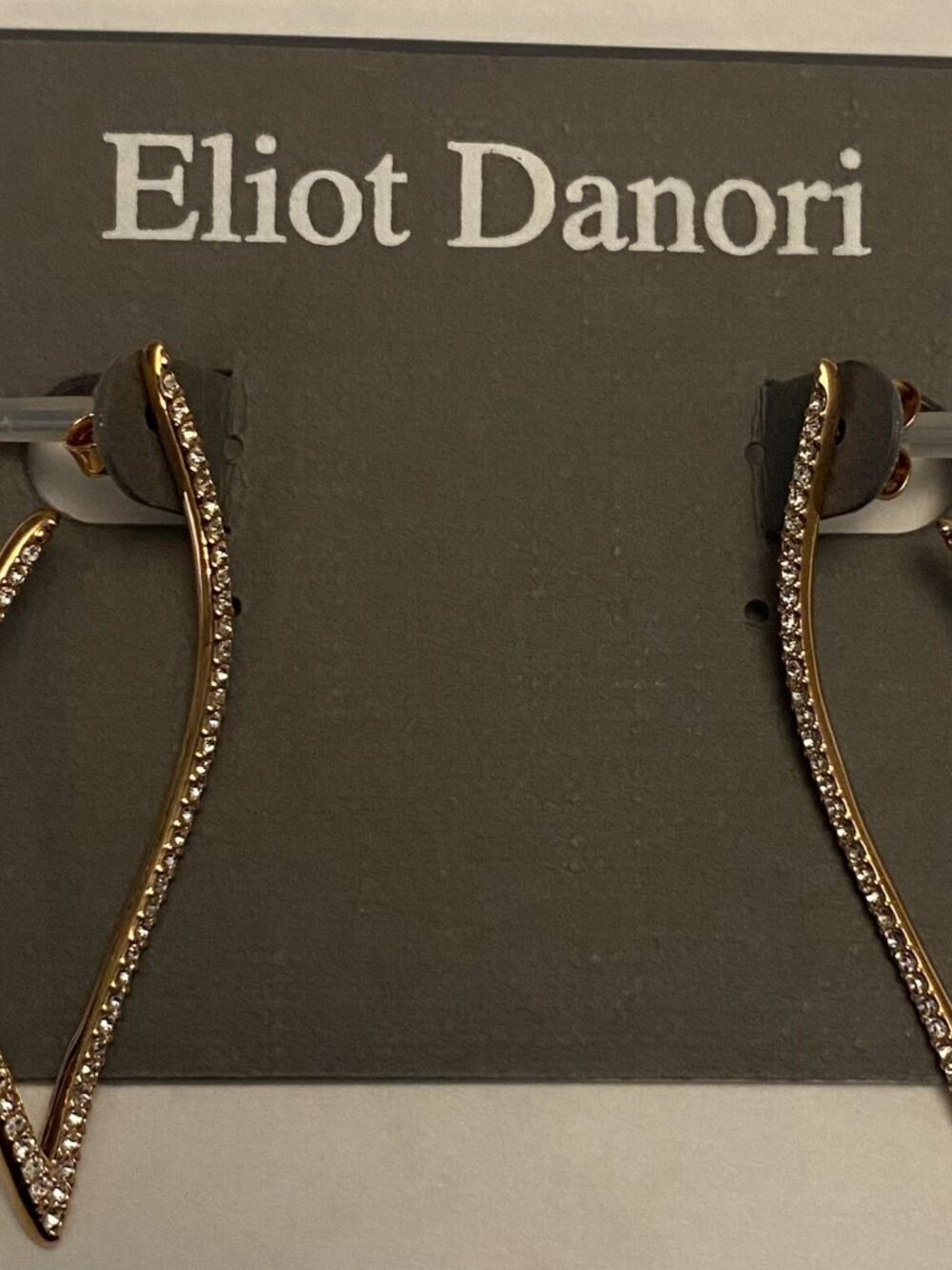 Eliot Danori Rose Tone Threader Earrings DO31629VCG